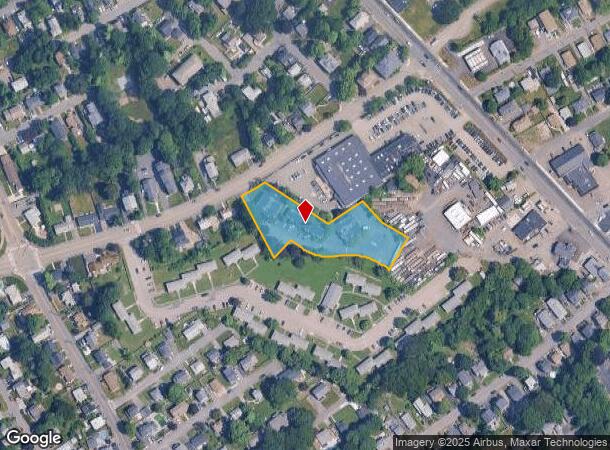 261 Hayward St, Braintree, MA Parcel Map