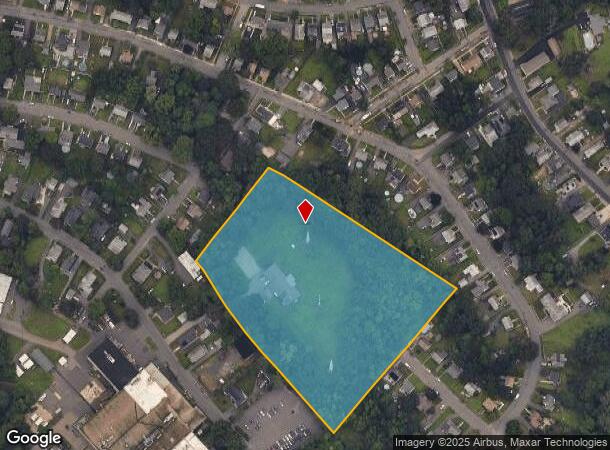 136 Proctor St, Waterbury, CT Parcel Map