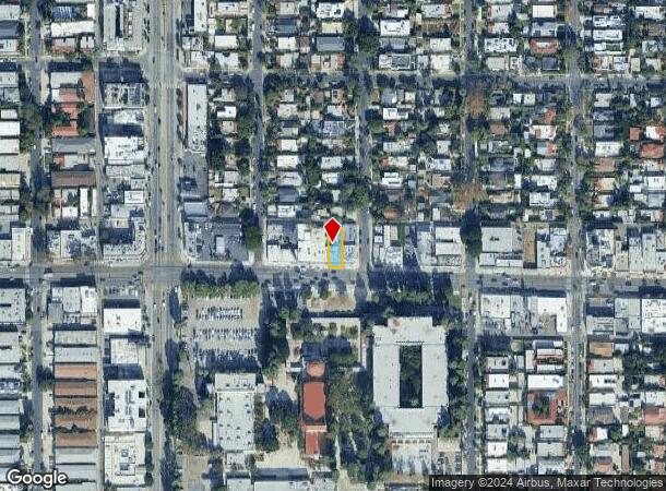  7809 Melrose Ave, Los Angeles, CA Parcel Map