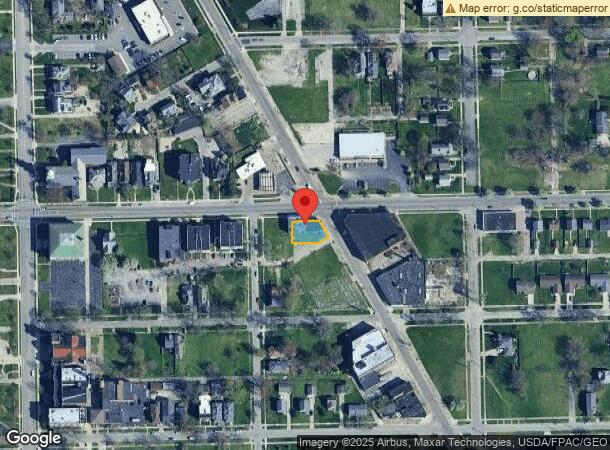  351 W Bancroft St, Toledo, OH Parcel Map