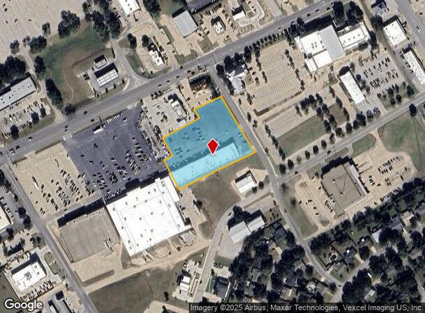 1607 W Henderson St, Cleburne, TX Parcel Map