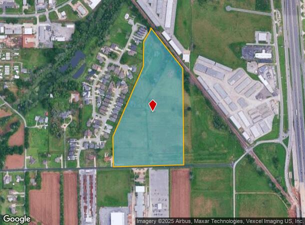 500 Blk Moulin Rd, Broussard, LA Parcel Map