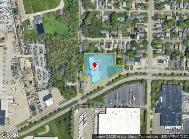 1533 Triplett Blvd, Akron, OH Parcel Map