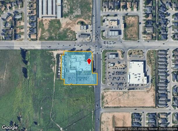  9810 University Ave, Lubbock, TX Parcel Map