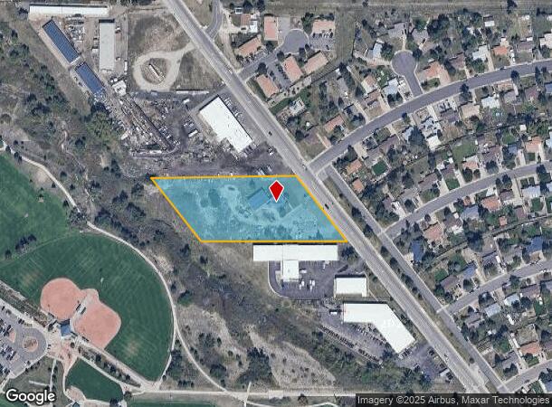603 S Gilbert St, Castle Rock, CO Parcel Map