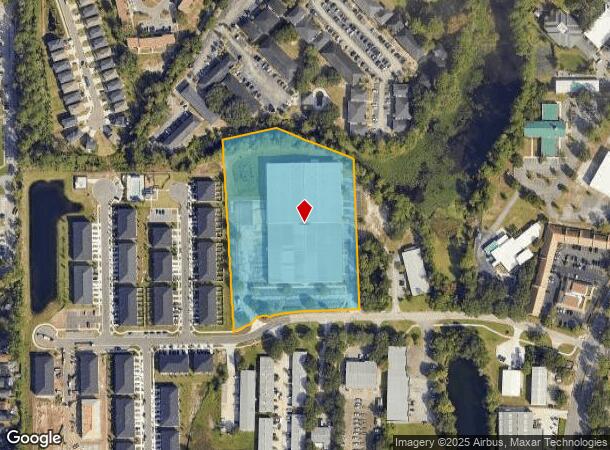  8801 Corporate Square Ct, Jacksonville, FL Parcel Map