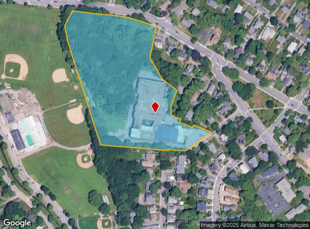  21 Minot Pl, Newtonville, MA Parcel Map