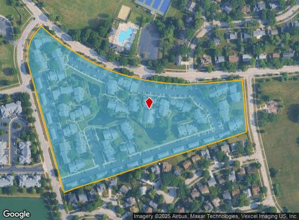 1652 Brookdale Rd, Naperville, IL Parcel Map