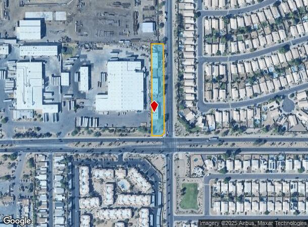 1000 N Hamilton St, Chandler, AZ Parcel Map