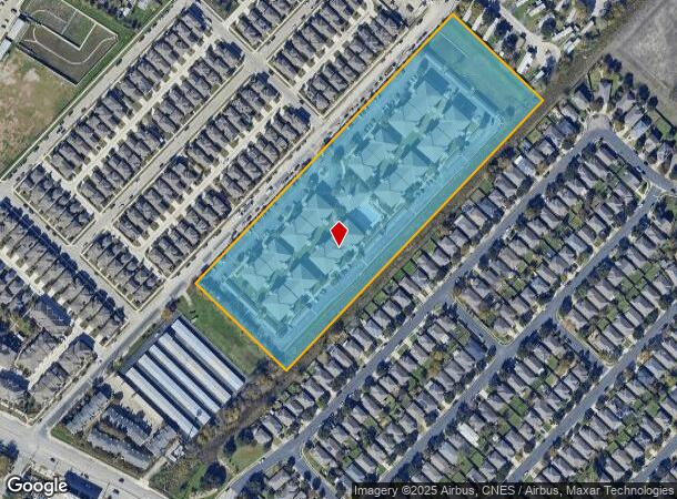 1705 Frontier Valley Dr, Austin, TX Parcel Map