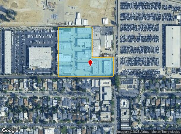  14141 Covello St, Van Nuys, CA Parcel Map