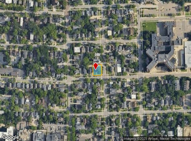  721 Catherine St, Ann Arbor, MI Parcel Map