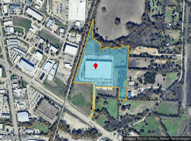 725 E University Dr, Mckinney, TX Parcel Map
