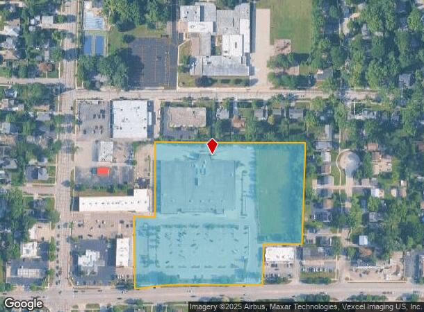 127 E Ogden Ave, Naperville, IL Parcel Map