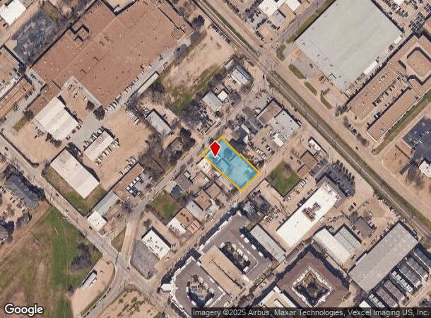  2616 Manor Way, Dallas, TX Parcel Map