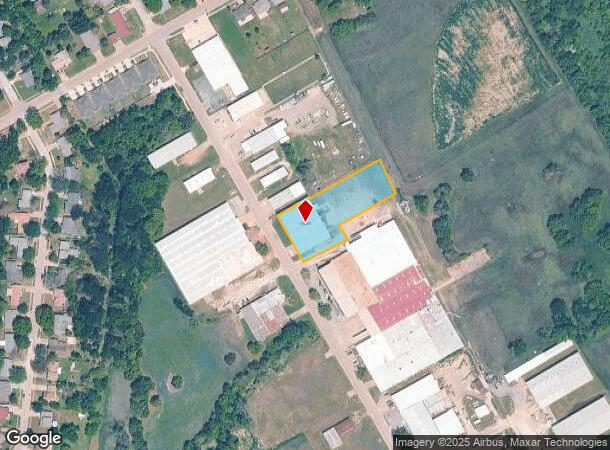  2406 N Preston St, Ennis, TX Parcel Map