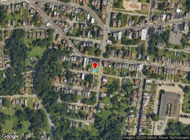  206 Fernleaf St, Pittsburgh, PA Parcel Map