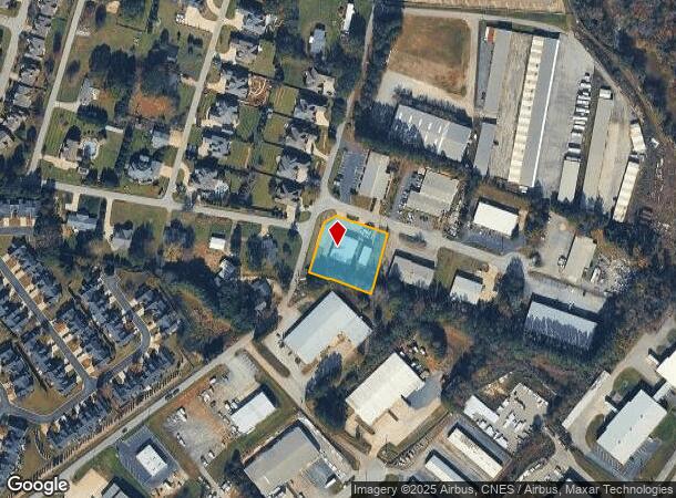 206 Riverside Ct, Greer, SC Parcel Map