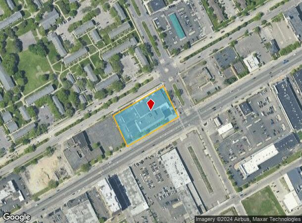  2211 E Jefferson Ave, Detroit, MI Parcel Map