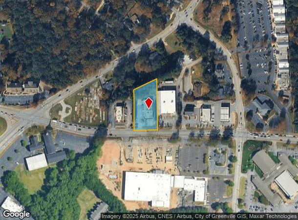  2114 Old Spartanburg Rd, Greer, SC Parcel Map