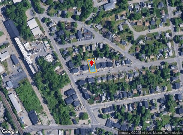  16 Bellevue Ave, Brockton, MA Parcel Map