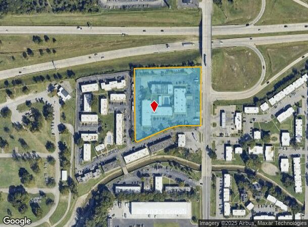  222 N Garnett Rd, Tulsa, OK Parcel Map