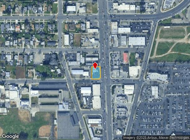  7209 N Blackstone Ave, Fresno, CA Parcel Map