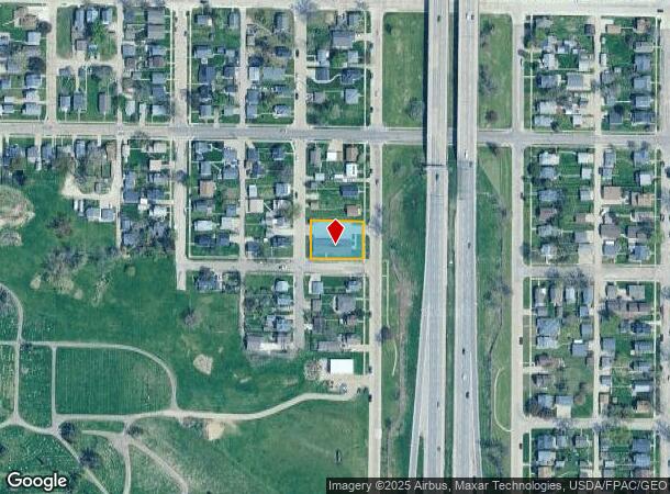  1628 L St Sw, Cedar Rapids, IA Parcel Map