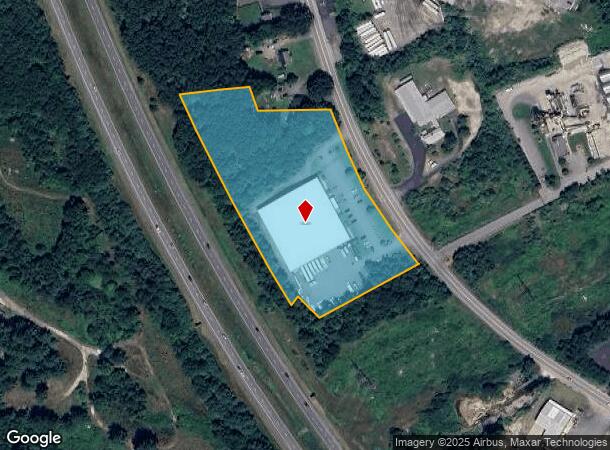  583 Quaker Hwy, Uxbridge, MA Parcel Map