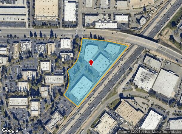 1544 E Warner Ave, Santa Ana, CA Parcel Map