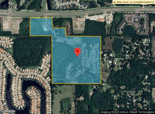  10821 Cross Creek Blvd, Tampa, FL Parcel Map