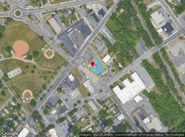 1110 Campbell Ave, Lynchburg, VA Parcel Map