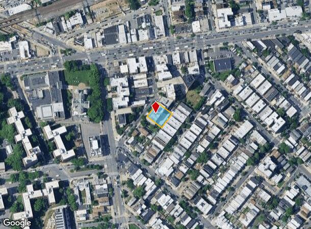  2422 Lyvere St, Bronx, NY Parcel Map