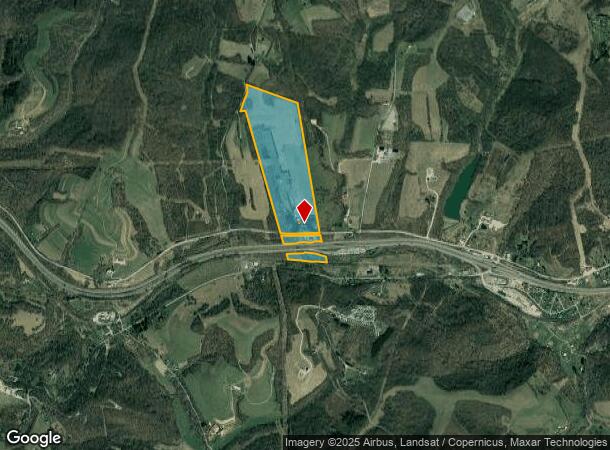  32 Bush Dr, Claysville, PA Parcel Map