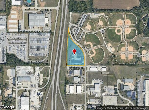  8020 Monticello Ter, Lenexa, KS Parcel Map