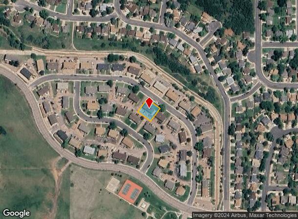  2320 Split Rock Dr, Colorado Springs, CO Parcel Map