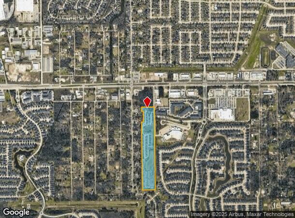 17110 Firehouse Rd, Conroe, TX Parcel Map