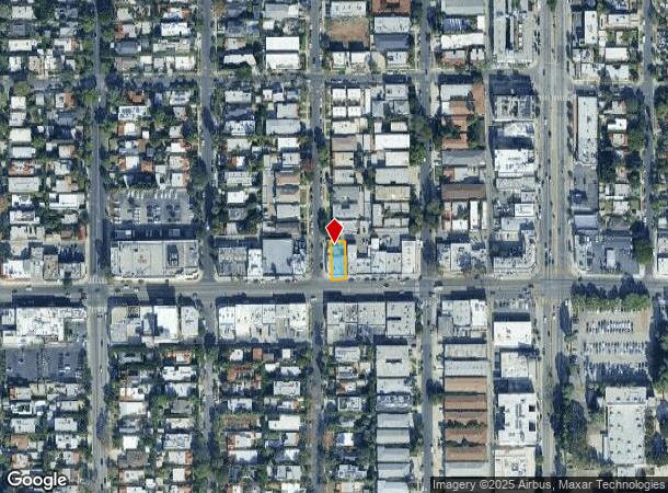  7975 Melrose Ave, Los Angeles, CA Parcel Map