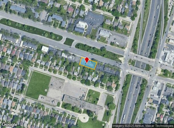 20630 Vernier Rd, Harper Woods, MI Parcel Map