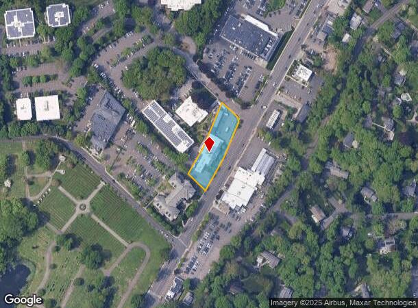1405 Post Rd, Darien, CT Parcel Map