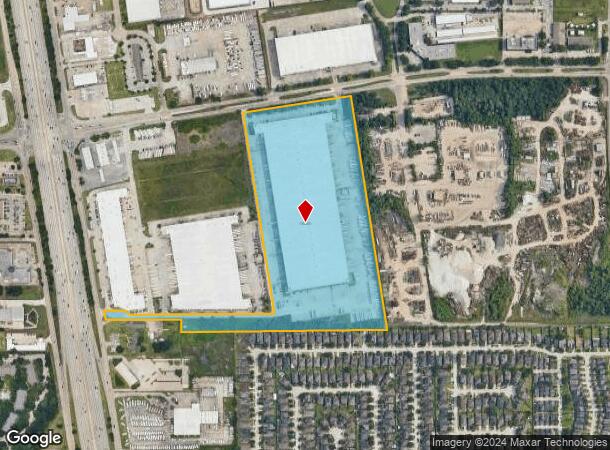  14810 North Fwy, Houston, TX Parcel Map