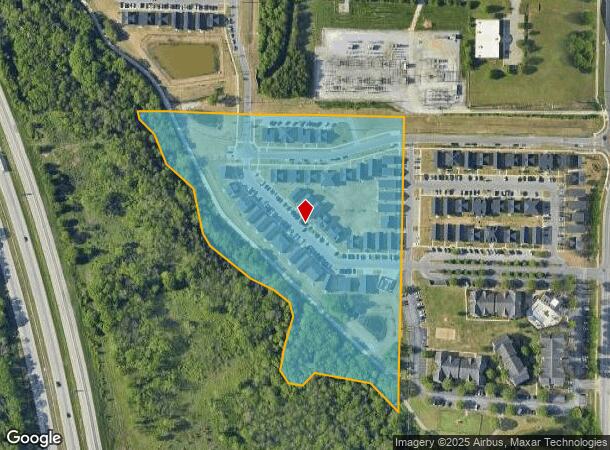  1535 S Horizon Way, Fayetteville, AR Parcel Map