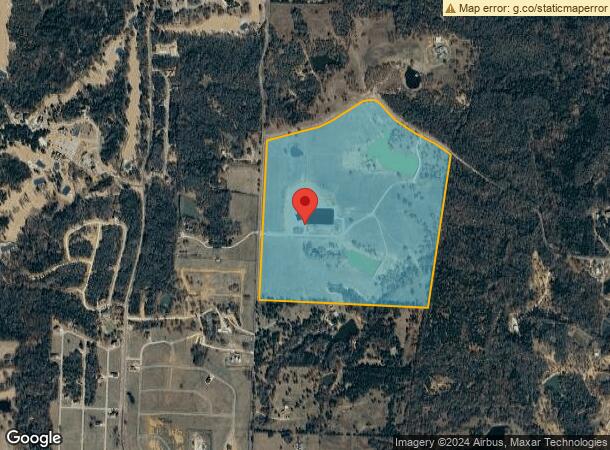  1636 Rock Creek Rd, Whitesboro, TX Parcel Map