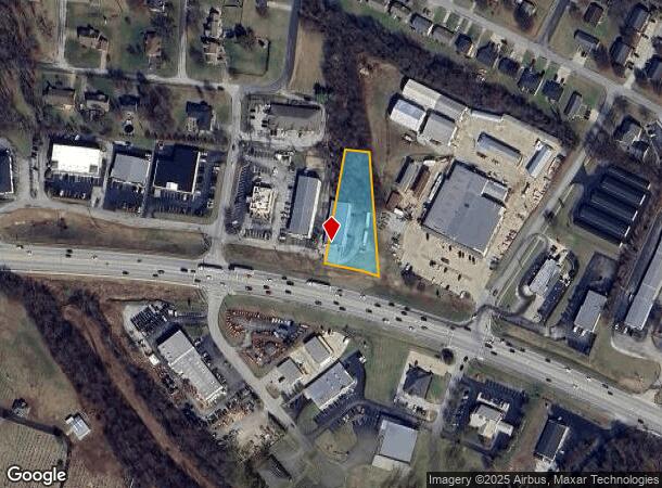 1240 E John Rowan Blvd, Bardstown, KY Parcel Map