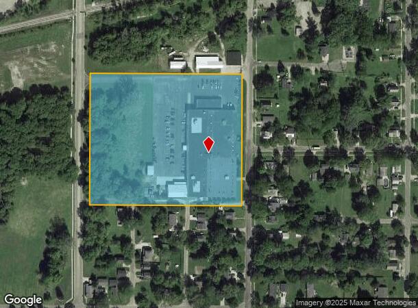  250 Adams St, Alma, MI Parcel Map