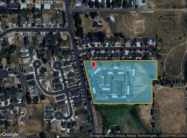  1124 N Polk, Moscow, ID Parcel Map