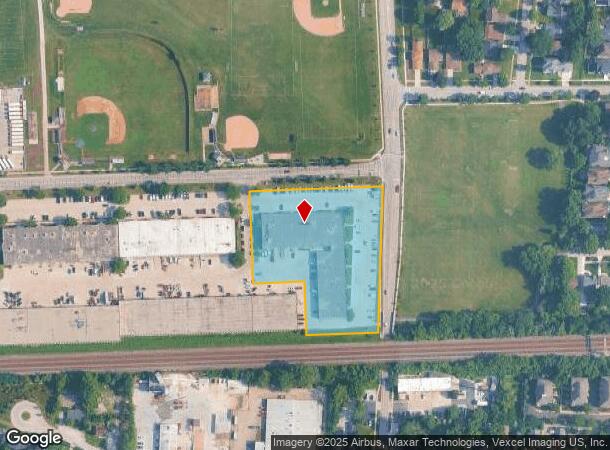  400 W 5Th Ave, Naperville, IL Parcel Map
