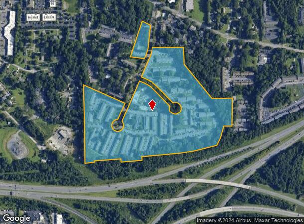  240 Village Crossing Ln, Winston Salem, NC Parcel Map