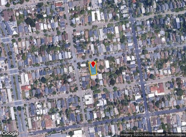1612 Parker St, Berkeley, CA Parcel Map