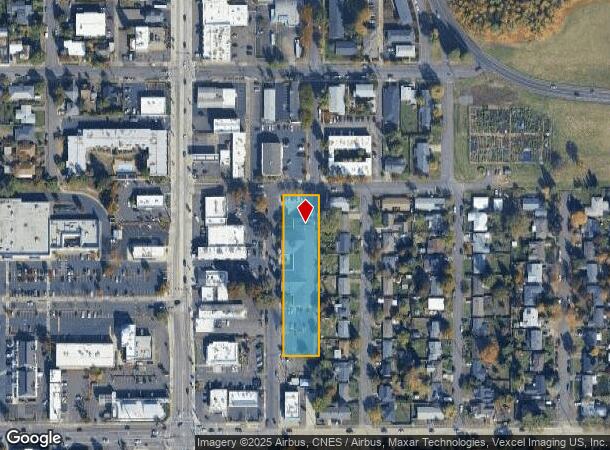 2805 Oak St, Eugene, OR Parcel Map